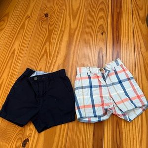 2 pairs of Janie & Jack baby boy shorts